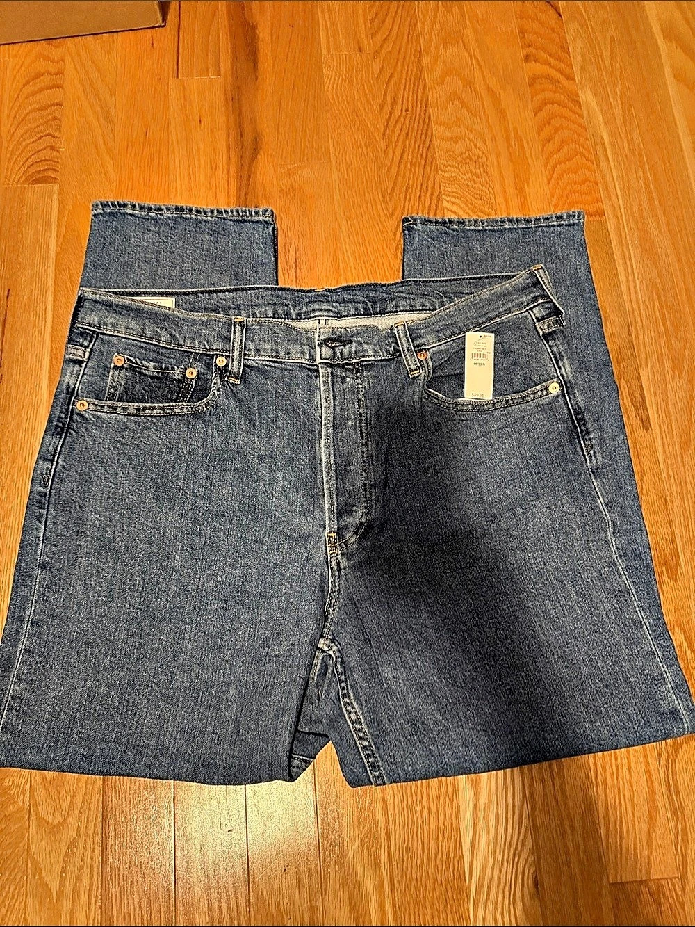 Gap Cheeky Straight High Rise High Rise Straight Jeans Blue Size 16/33 R Like